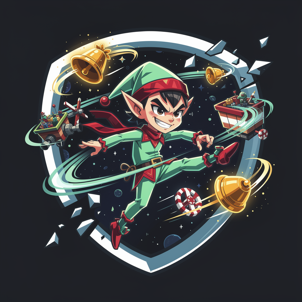 Christmas Elf badge