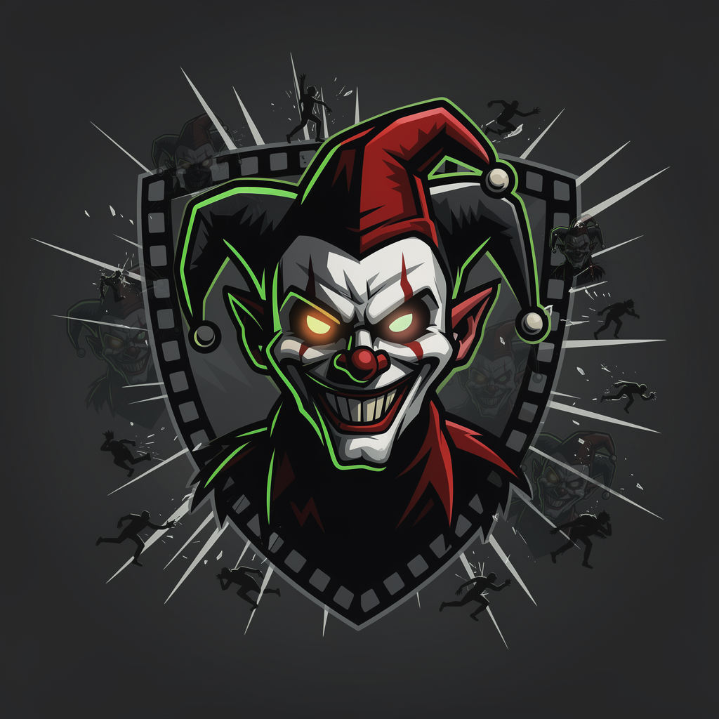 Evil Clown badge
