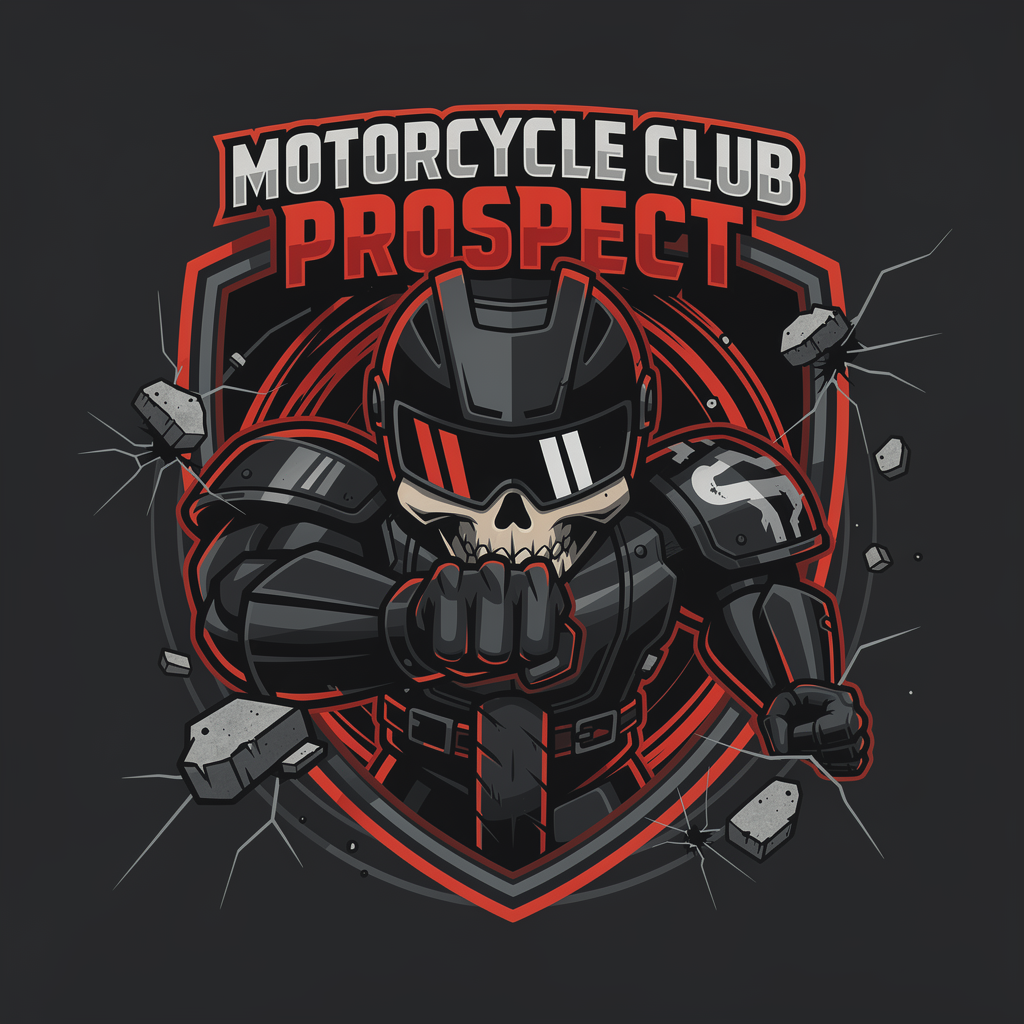 Motorcycle Club Prospect badge