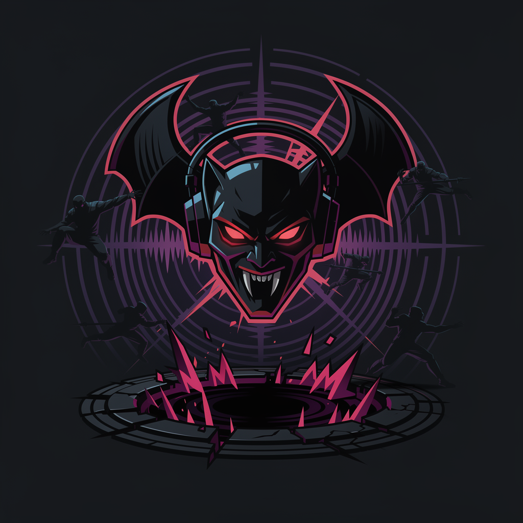 Vampire DJ badge