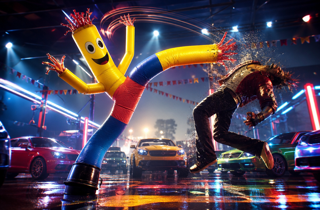 Used Car Lot Inflatable Tube Man